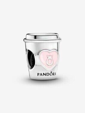 Pandora Take a Break Coffee Cup Charm